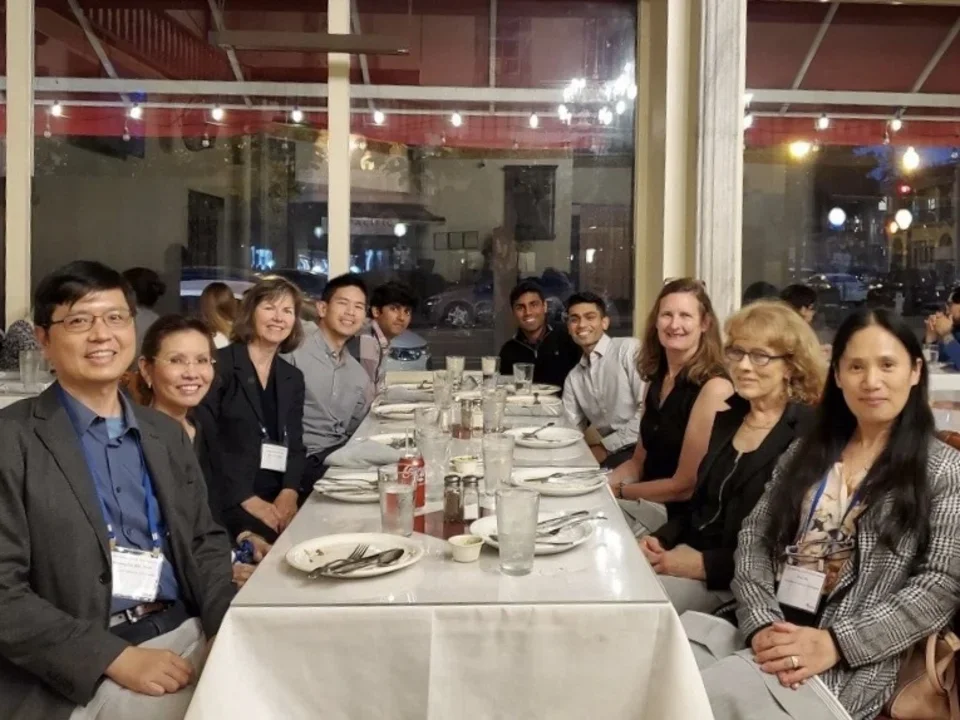 CVVRL lab members dinning out.