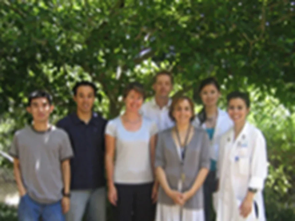 CVVRL lab members posing together outside.